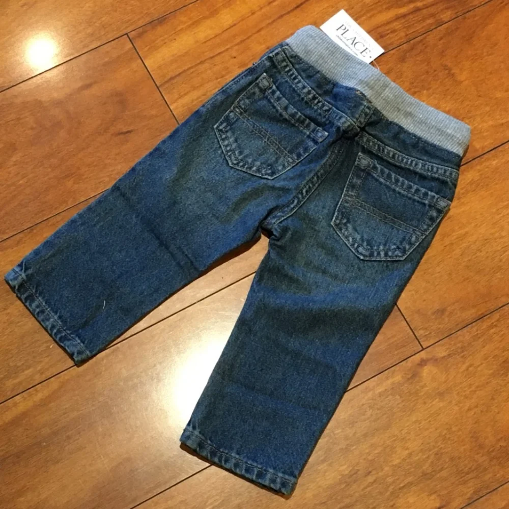 The Children's Place Baby Blue Jeans Size 9-12 Mo